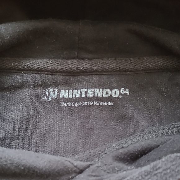 Nintendo Black Hoodie with Logo - Picture 4 of 7
